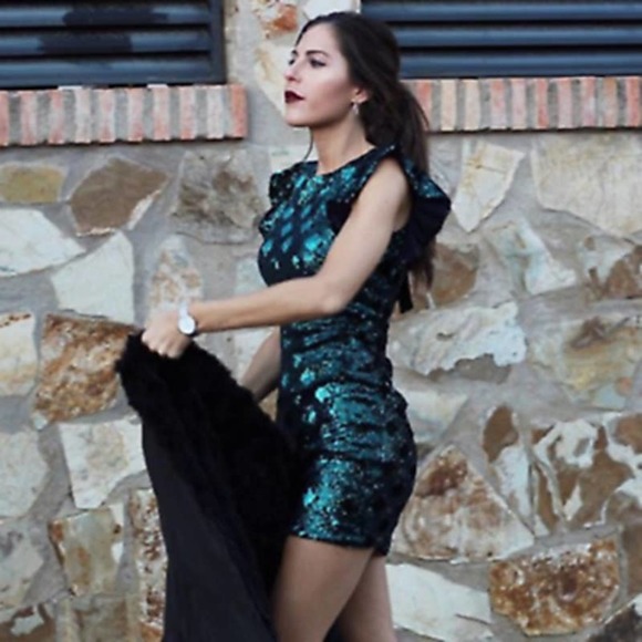 Zara sequin mini dress, size L - Picture 4 of 12